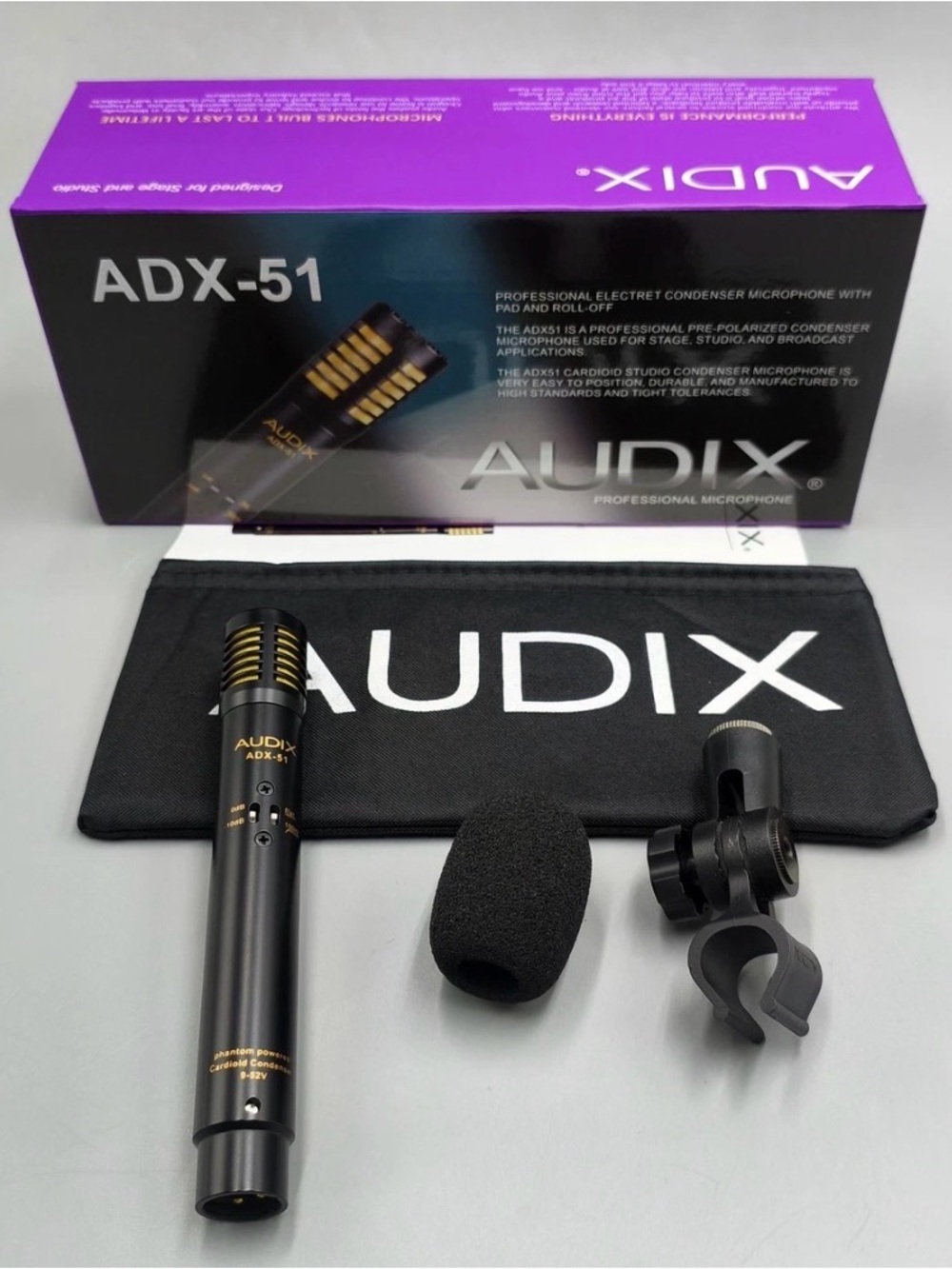 ADX-51 Professional Condenser Microphone - Black